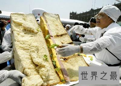 世界上最大的三明治