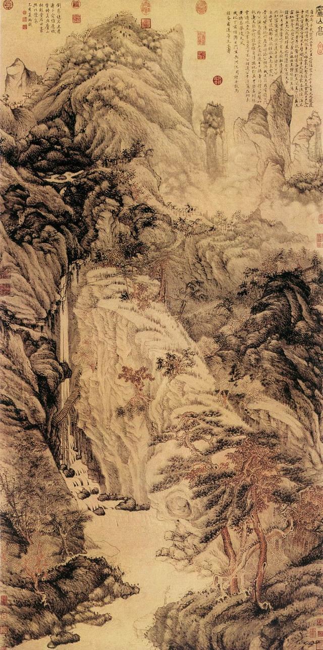 他是明代中期文人画“吴派”的开创者，明四家之一！