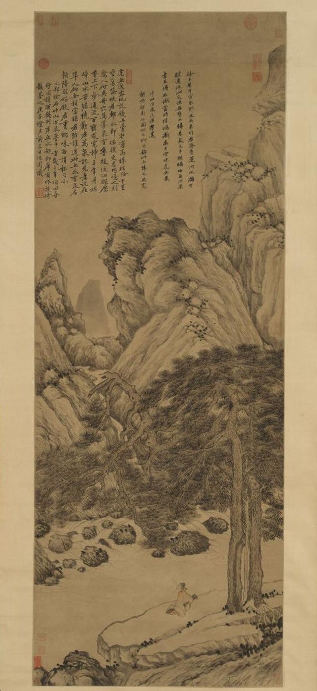 他是明代中期文人画“吴派”的开创者，明四家之一！