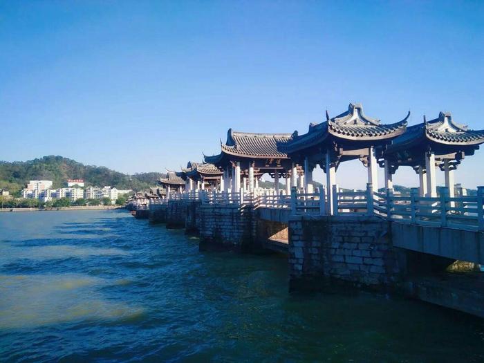 潮州这座桥, 是潮州八景之一, “湘桥春涨”的所在地方!
