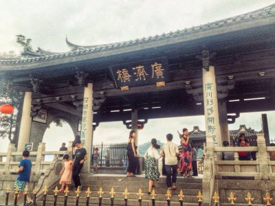 ​潮州这座桥, 是潮州八景之一, “湘桥春涨”的所在地方!