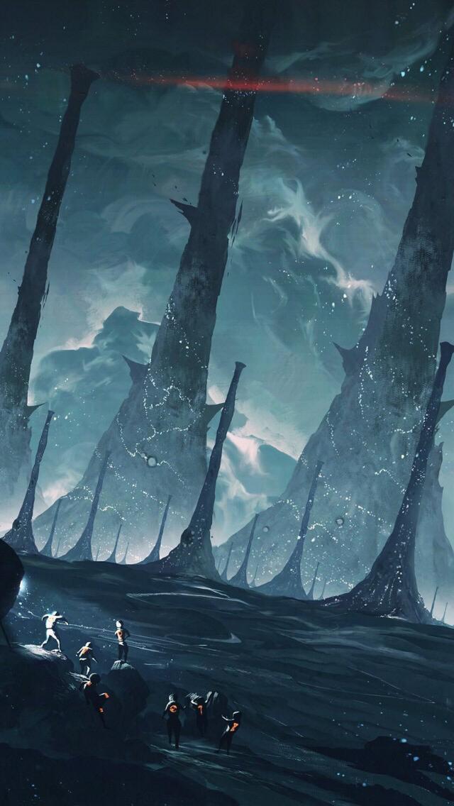 HD超清手机壁纸——动漫中的风景同样美不胜收