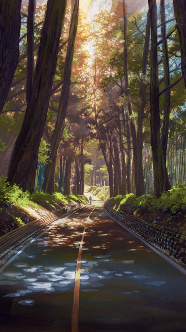 HD超清手机壁纸——动漫中的风景同样美不胜收