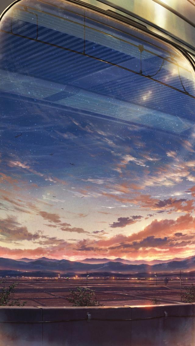 HD超清手机壁纸——动漫中的风景同样美不胜收