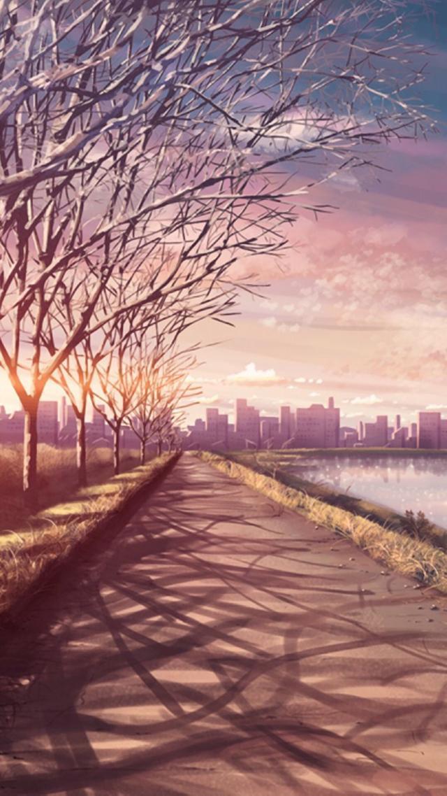 HD超清手机壁纸——动漫中的风景同样美不胜收