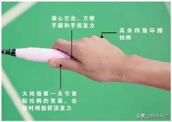 打羽毛球握拍方法视频（羽毛球握拍的正确方式图解）