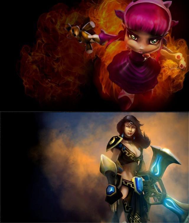 LOL原画师为了爱情有多拼？所有女英雄都被复制成了同一个女人！