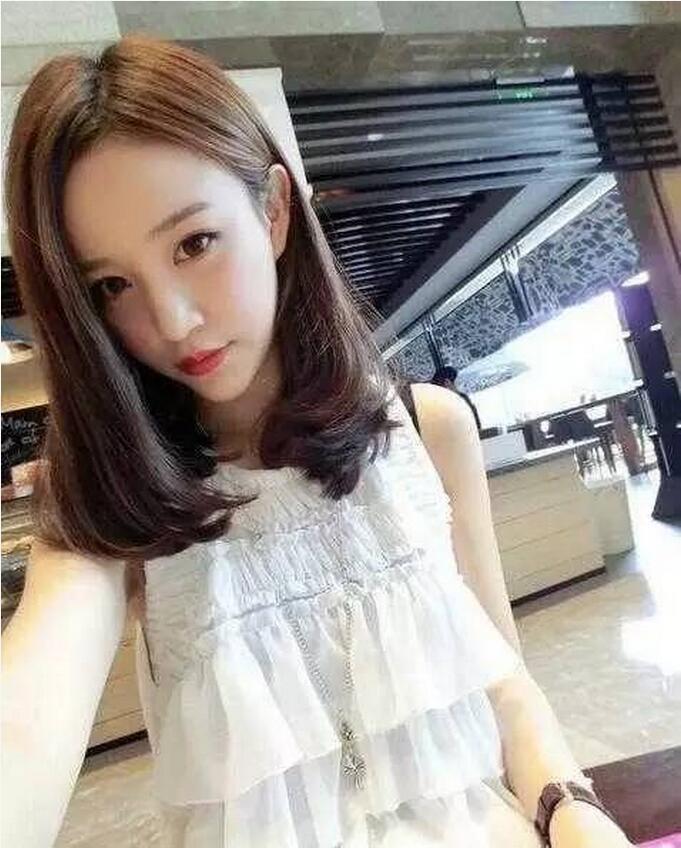七款女人减龄中短发直发清纯卷发