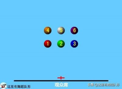 ​6人舞蹈队形变化（二）