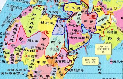 ​中东到底包括哪些国家：最少17国，最多29国