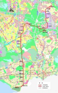 ​深圳地铁10号线线路图，10号线换乘站点高清图