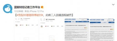 ​从马云门徒、王思聪前女友，到逃税6500万遭封杀，雪梨经历了什么