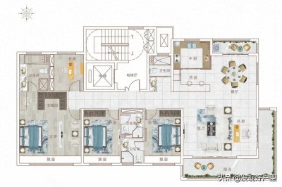 ​200平米奢华大平层户型，一步到位的完美居家体验