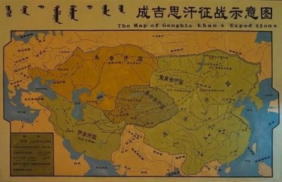 ​看成吉思汗时期的疆域面积有多大！