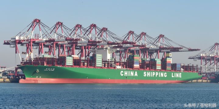 最大货轮多少万吨（能装载1.9万个集装箱）