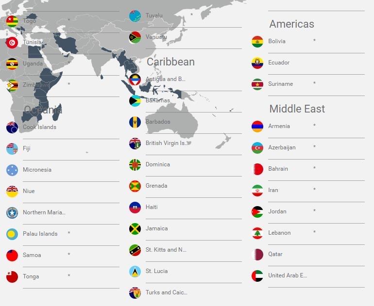 旅游中国护照免签证国家（全球免签国家一览表）  1