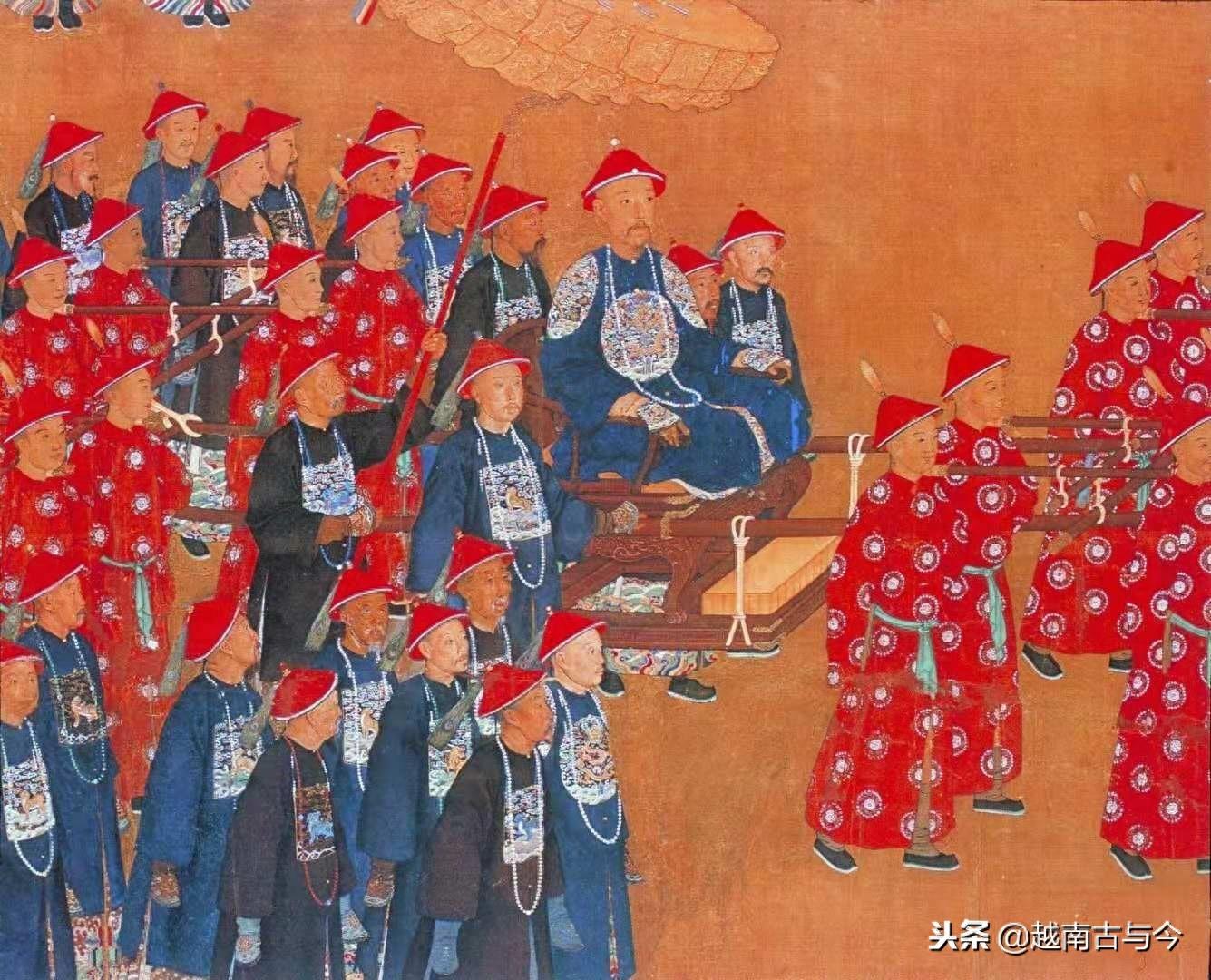 清朝历代皇帝画像：图二顺治皇帝最黑，图十光绪皇帝最帅气