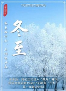 ​寒冬里的暖心习俗：揭秘冬至数九的古老智慧与现代魅力