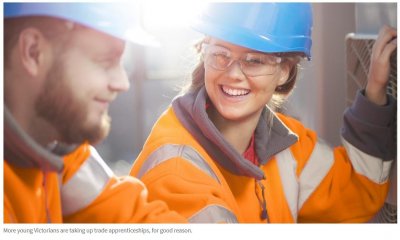 ​学徒工时薪排行榜出炉 维州学徒人数猛增31.7%