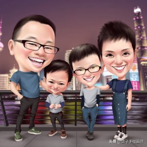 ​微信头像全家福头像：家和万事兴 一家三口一家四口