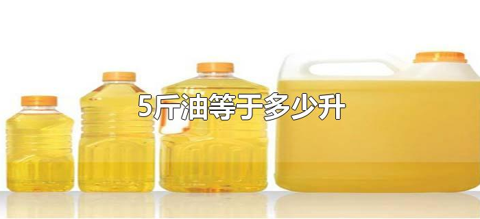 5斤油等于多少升