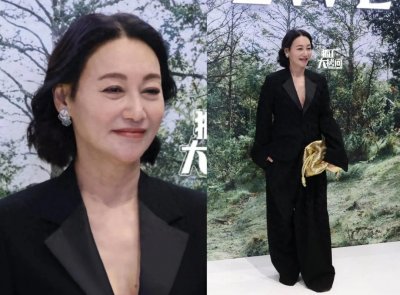 ​上海这一夜，65岁惠英红挑战深V西服，杨幂生图稍显年龄感