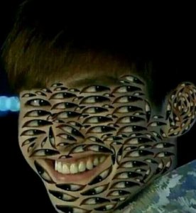 ​张翰的眼睛图 高清原版密集图千万不要搜