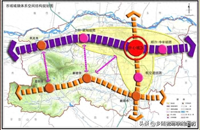 高清！河南郑州市城市总体规划图2030，建议收藏