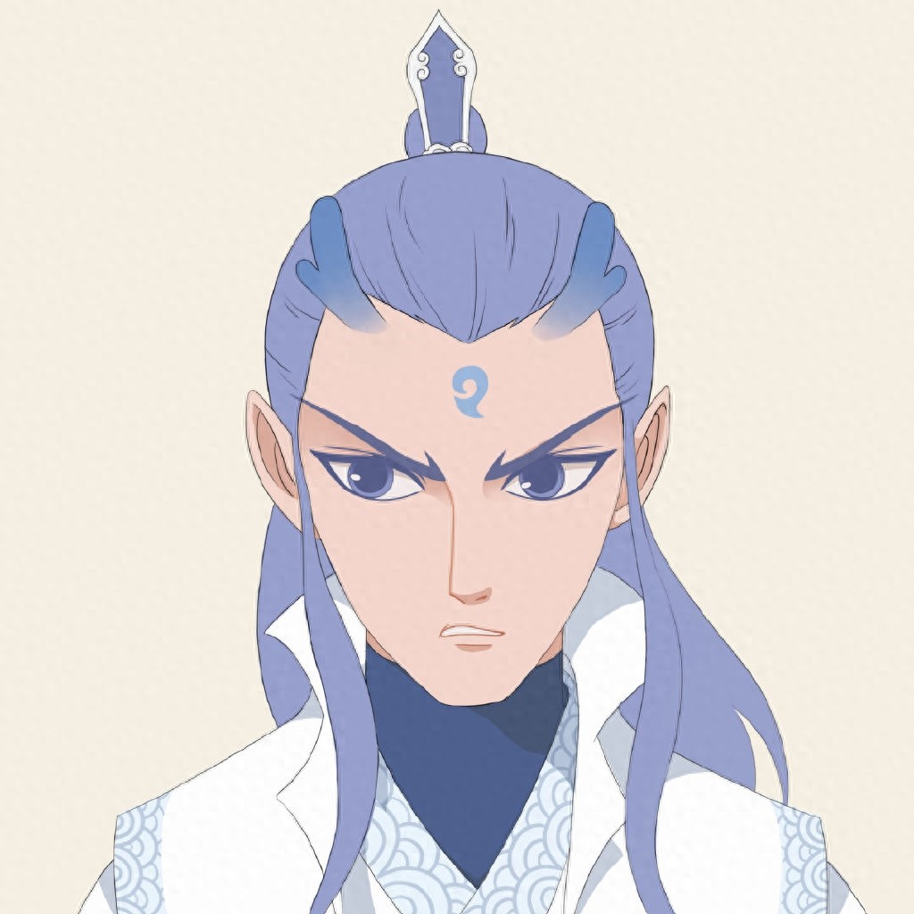 《哪吒之魔童降世》敖丙高清手机壁纸 哪吒要比他幸福得太多了啊