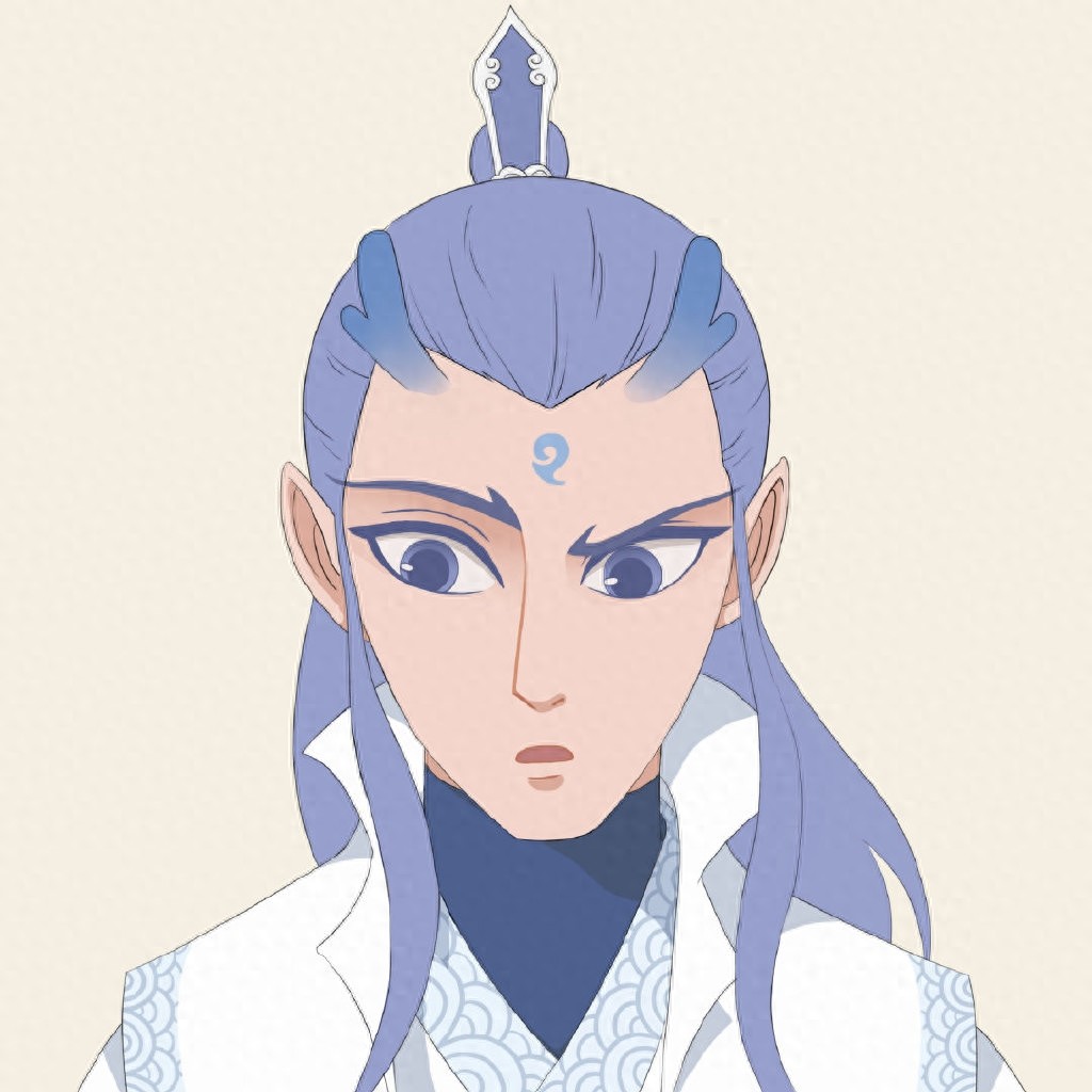 《哪吒之魔童降世》敖丙高清手机壁纸 哪吒要比他幸福得太多了啊