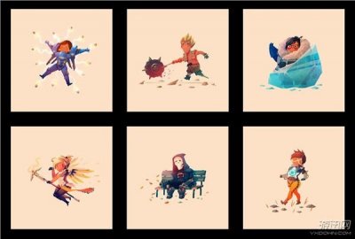 ​《守望先锋》颇具个性角色同人图欣赏 闪光十分呆萌