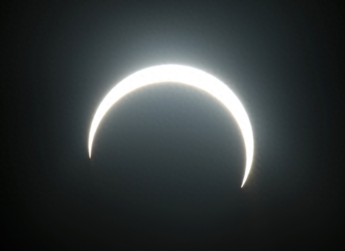 一组图看世界各地日偏食,罕见的奇景,你在的地方出现了吗?