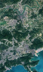 ​最新高清版：从卫星地图看惠州7个县区的建成区规模