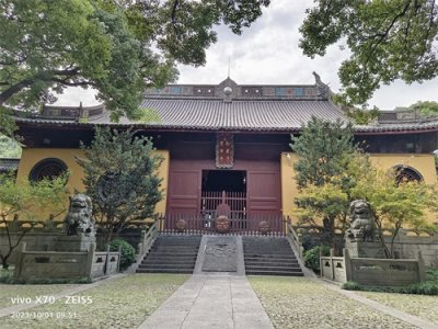 ​杭州西湖十景之一净慈寺南屏晚钟