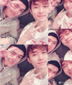 ​张艺兴晒与吴世勋合照被骂吸血，最终gg将该条动态删除...