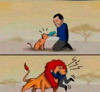 ​20张图片讽刺阴暗的人性，每一张都让人受益良多。