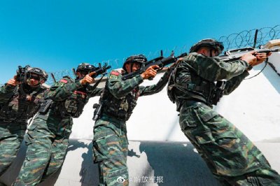 ​真打实训！多图直击武警特战训练大片