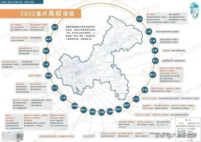 ​2022最新最准确的重庆官方高校地图来了