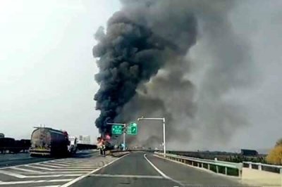 今天青银高速车祸起火最新消息，青银高速车祸原因是？