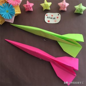 武器折纸:超轻体战斗机,简单大气,还只需要半张A4纸