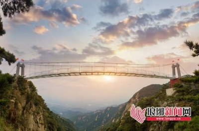 ​临沂蒙山3D玻璃桥将于9月25日正式对游客开放