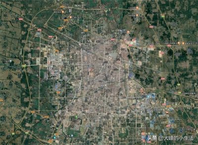 ​商丘2区1市6县城区卫星图，看看有没有你的家乡？