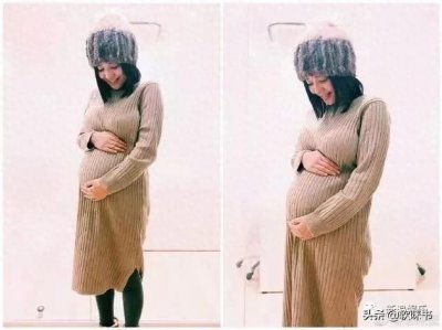 ​赵本山女儿赵珈萱孕期写真，幸福洋溢，母爱满满