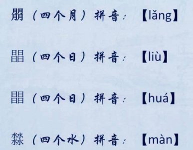 ​中国最奇怪的36个汉字！你认识几个？