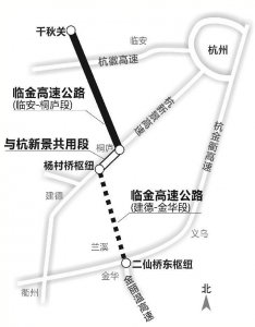 ​临金高速公路（建德-金华段）动工，以后来杭州省一个小时