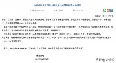 你知道吗?成为国际级运动健将那些事儿